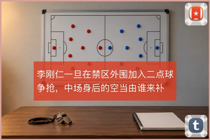 李刚仁一旦在禁区外围加入二点球争抢，中场身后的空当由谁来补